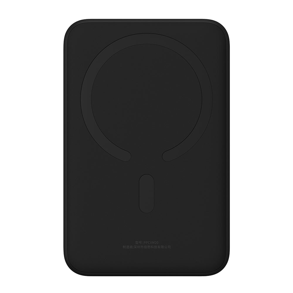 Baseus - Power Bank Mini - Type-C, MagSafe Charging, 20W, 20000mAh, 30cm - Black