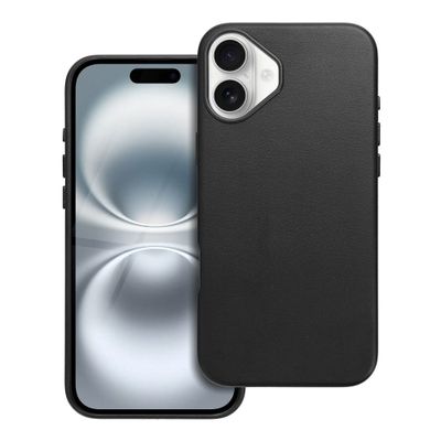 LEATHER MAG COVER case
for IPHONE 16 Plus black