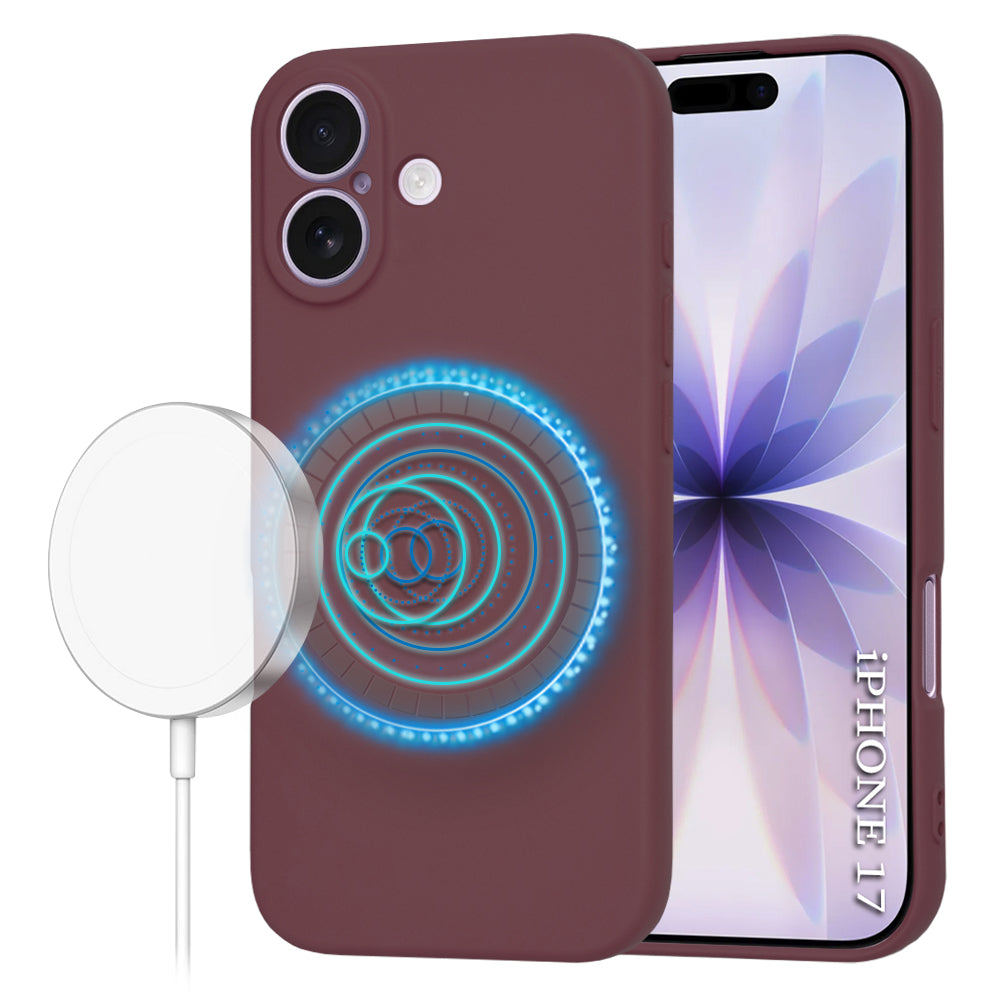 SoftFlex MagSafe - iPhone 17 - Plum Red
