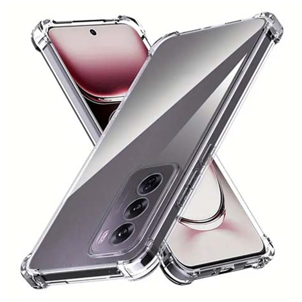 Shockproof Clear Silicone - Oppo Reno12 Pro - Clear