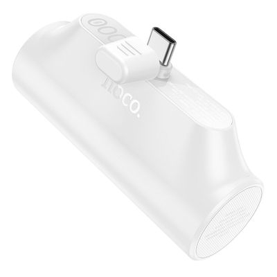 HOCO powerbank 3000 mAh with built-in connector Type C J147 white