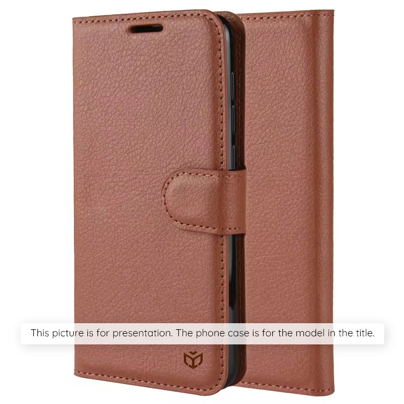 Leather Folio - Xiaomi Redmi Note 14 - Brown