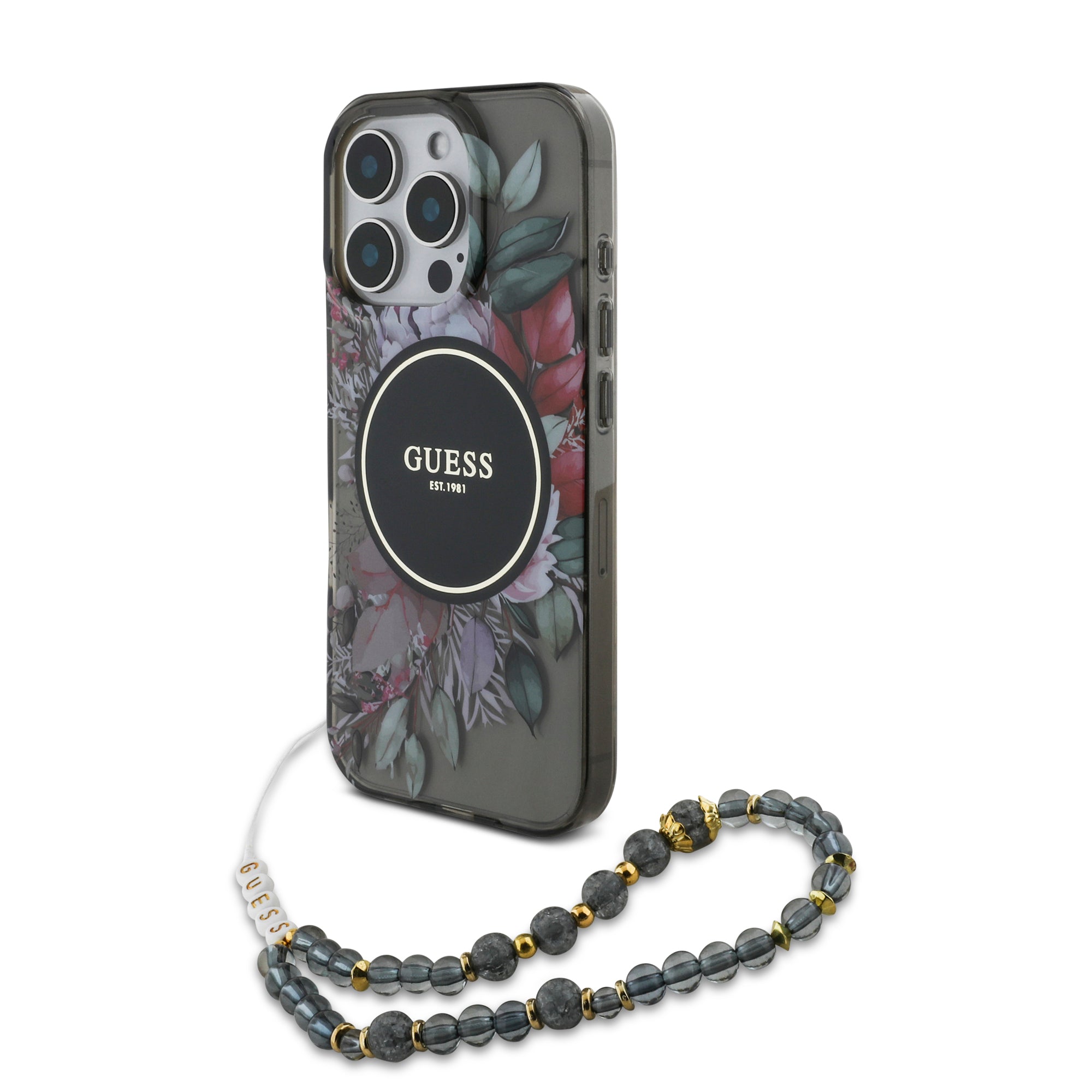 Guess Magsafe Hard Case – iPhone 16 Pro Max (Μαύρο – GUHMP16XHFWBRCESK)