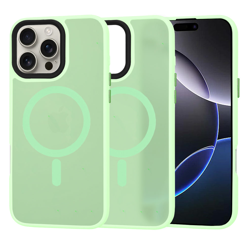 HaloFrost MagSafe Series - iPhone 16 Pro Max - Light Green