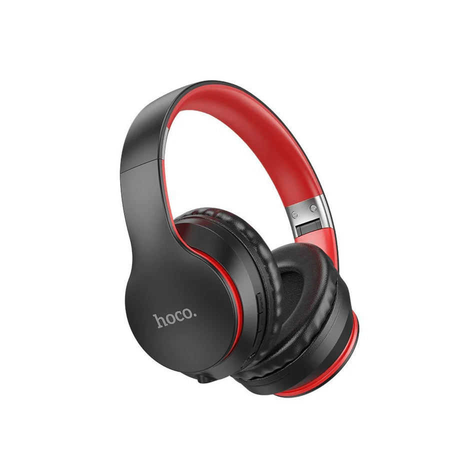 Hoco ESD16 ANC Wireless Headphones-Black/Red