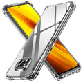 Shockproof Clear Silicone - Xiaomi Poco X3 / Poco X3 NFC / Poco X3 Pro - Clear