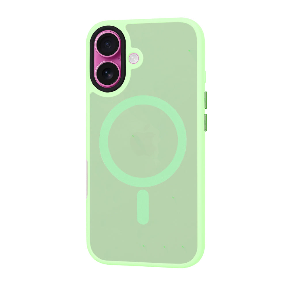 HaloFrost MagSafe Series - iPhone 16 Plus - Light Green