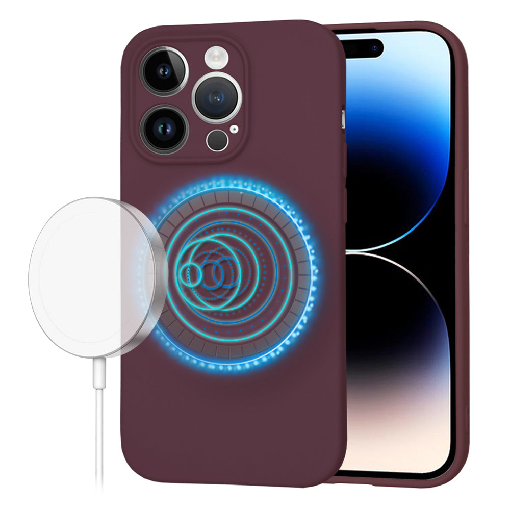 SoftFlex MagSafe - iPhone 13 Pro Max - Plum Red