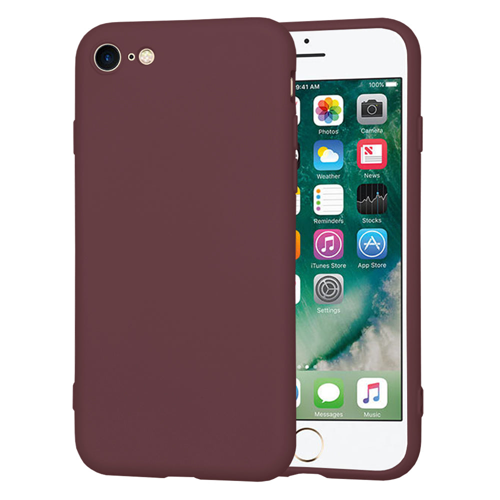 SoftFlex Case - iPhone 7/8/SE 2/SE 3 - Plum Red