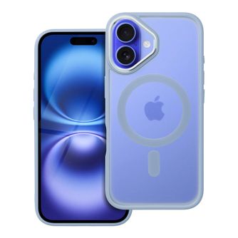 MATTE MAG COVER case
compatible with MagSafe for IPHONE 16 blue