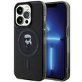KARL LAGERFELD case IPHONE 15 Pro MAG KLHMP15LHFCKNOK black