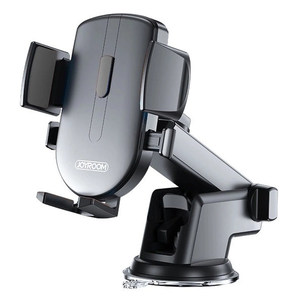 Joyroom car phone holder with extendable arm for dashboard and window black