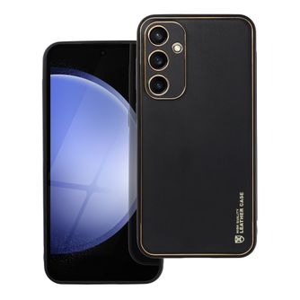 LEATHER case for SAMSUNG S24 Plus black