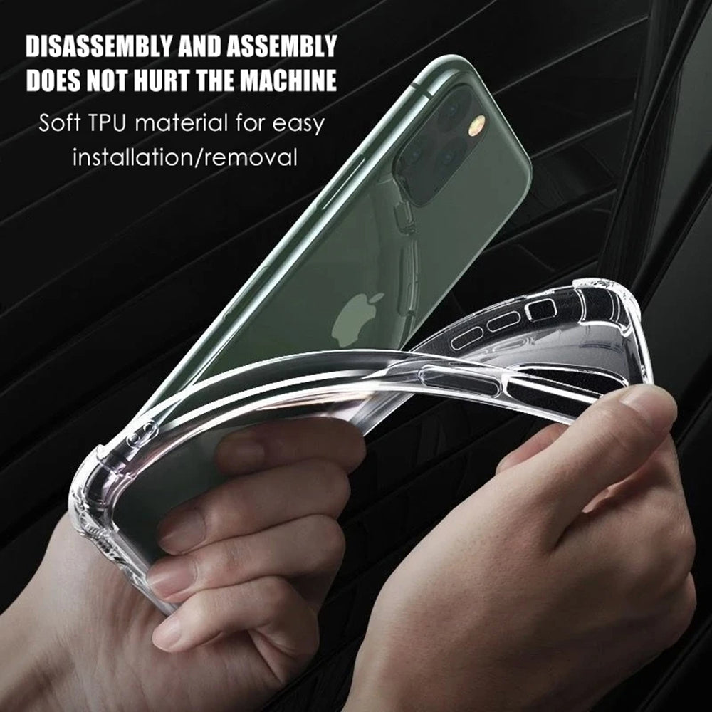 Shockproof Clear Silicone - iPhone 13 Pro Max - Clear