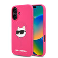 Karl Lagerfeld Magsafe Case – iPhone 16 (Fuchsia – KLHMP16SSCHPPLF)