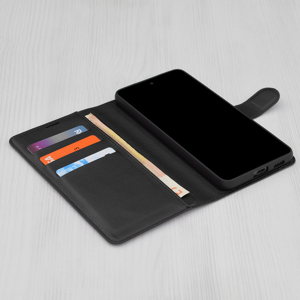 Leather Folio - Samsung Galaxy A52 4G/A52 5G/A52s 5G - Black