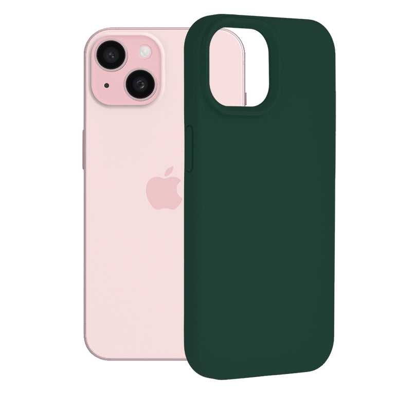 Soft Edge Silicone Case - iPhone 15 - Dark Green