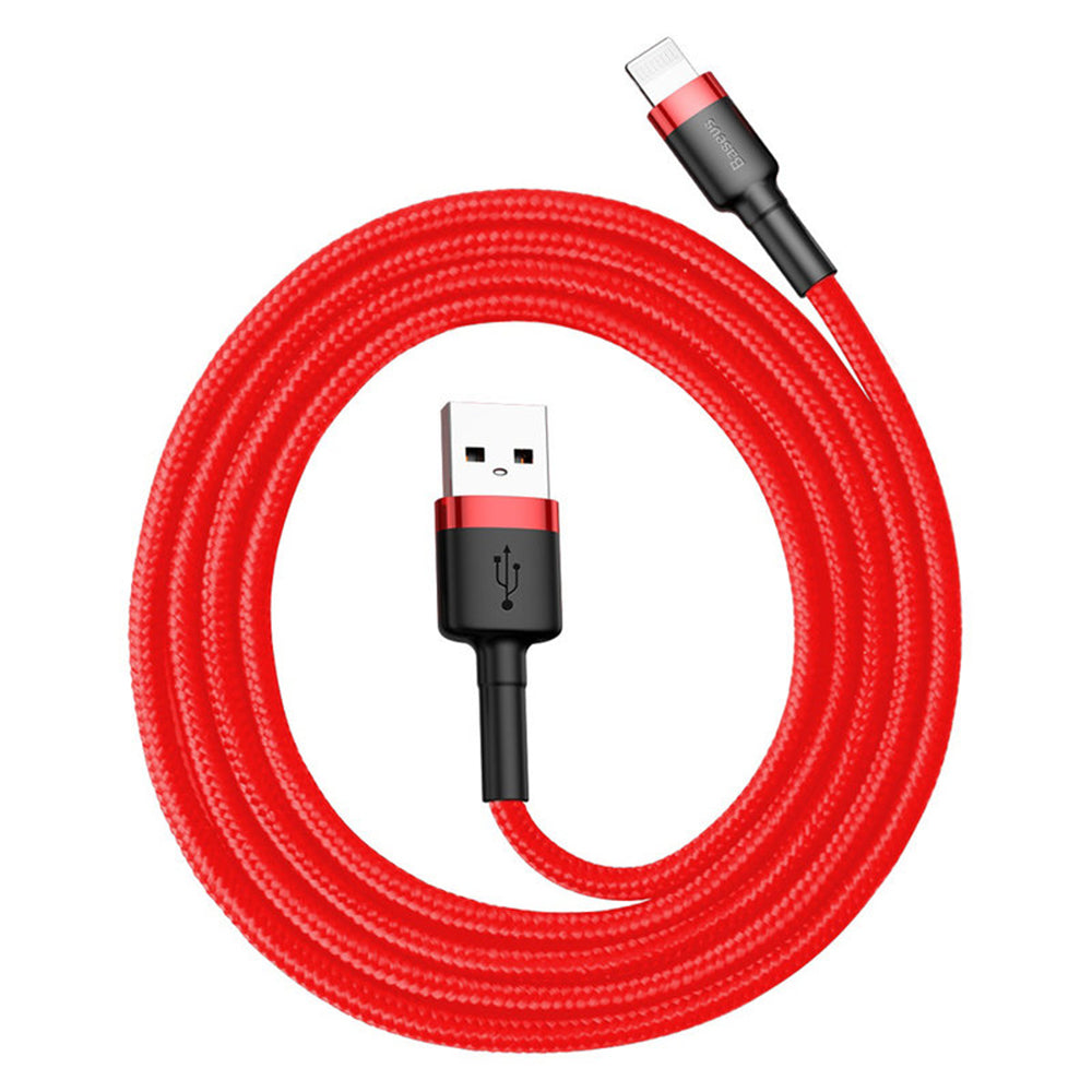 Baseus - Data Cable Cafule - USB to Lightning, 1m - Red