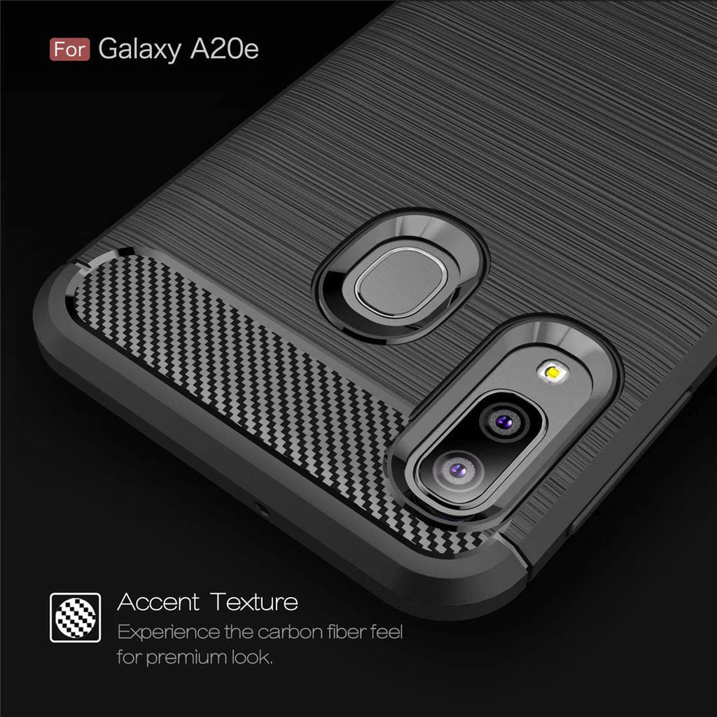 Carbon Silicone - Samsung Galaxy A20e - Black