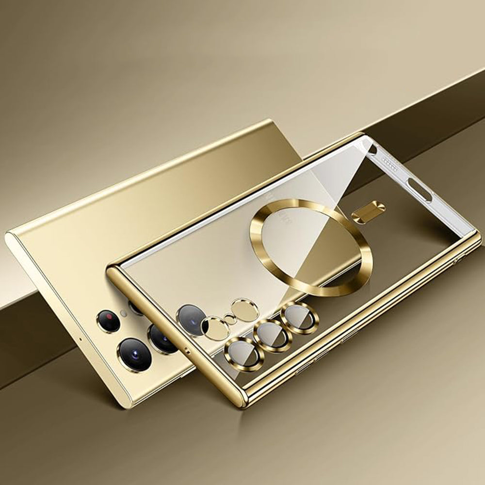 Luxury Crystal MagSafe - Samsung Galaxy S23 Ultra - Gold