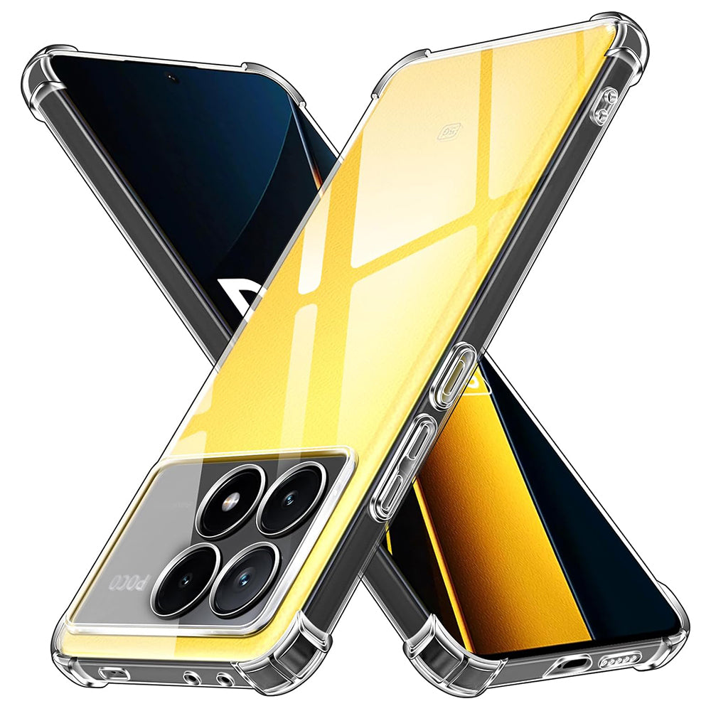Shockproof Clear Silicone - Xiaomi Poco X6 Pro - Clear
