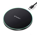 Wireless Charger Premium (CHWR031) - RGB Colors, 15W, 3A - Black