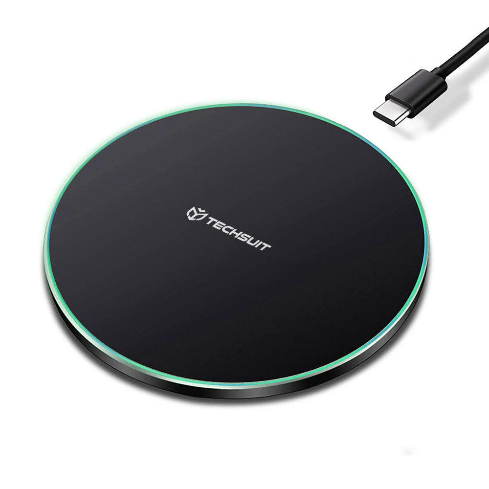 Wireless Charger Premium (CHWR031) - RGB Colors, 15W, 3A - Black