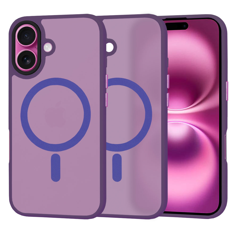 HaloFrost MagSafe Series - iPhone 16 Plus - Deep Purple