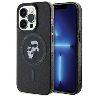 KARL LAGERFELD case IPHONE 15 Pro MAG KLHMP15LHGKCNOK black