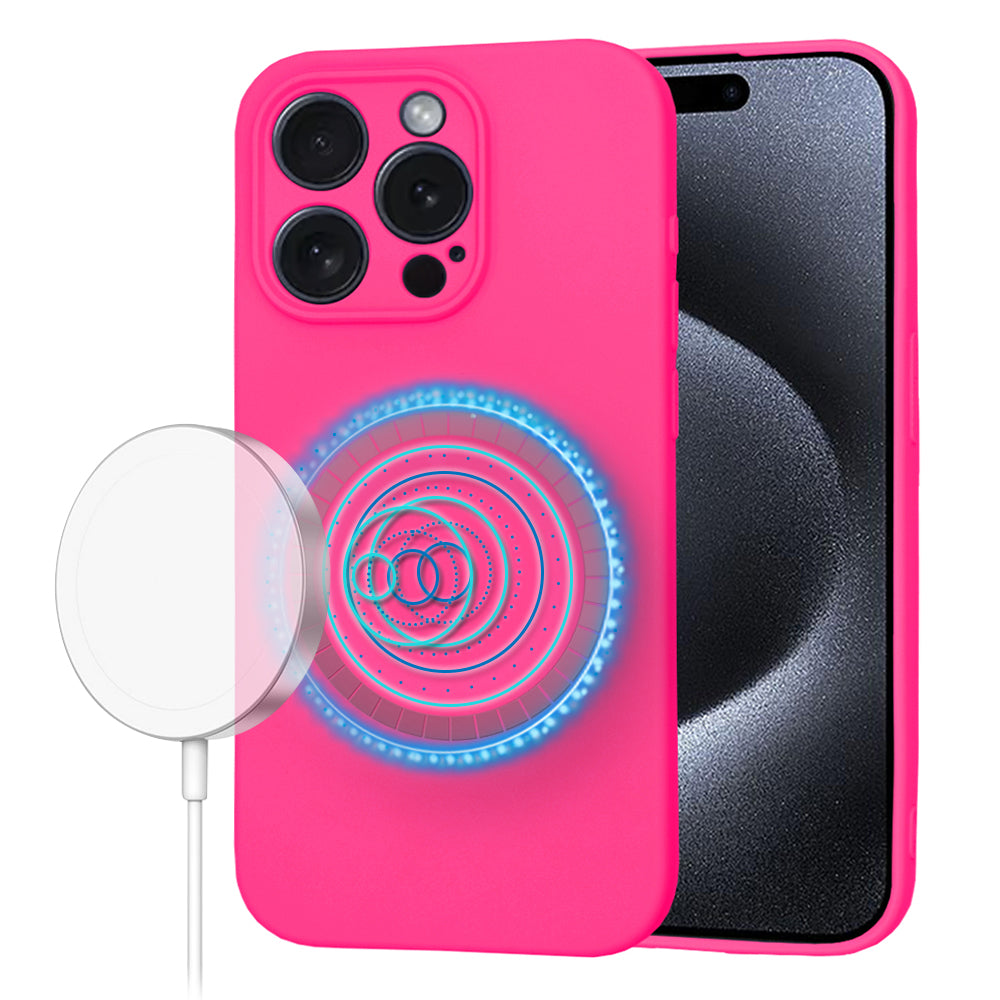 SoftFlex MagSafe - iPhone 15 Pro - Hot Pink