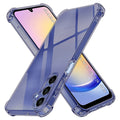 Shockproof Clear Silicone - Samsung Galaxy A25 5G - Smoke Black