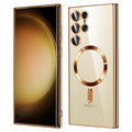Luxury Crystal MagSafe - Samsung Galaxy S23 Ultra - Gold