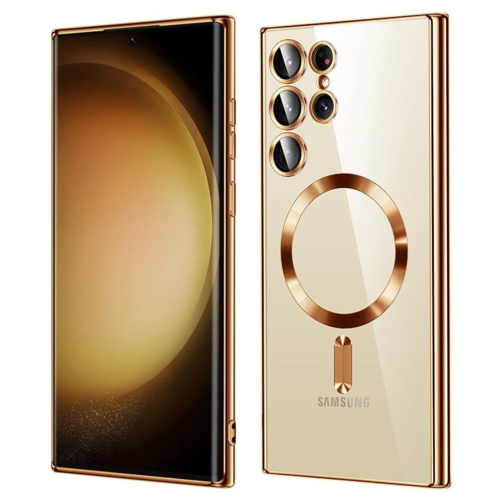 Luxury Crystal MagSafe - Samsung Galaxy S23 Ultra - Gold