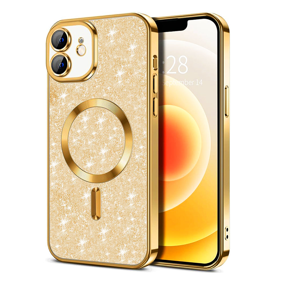 Luxury Glitter MagSafe - iPhone 12 - Gold