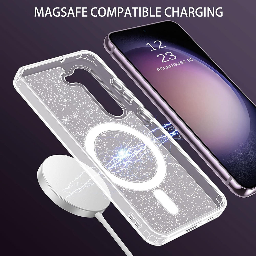 SparkleSkin MagSafe Series - Samsung Galaxy S23 - Clear