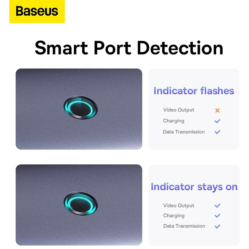 Baseus Docking Station UltraJoy - Type-C to HDMI, 4 x USB, 4K@30Hz - Space Grey