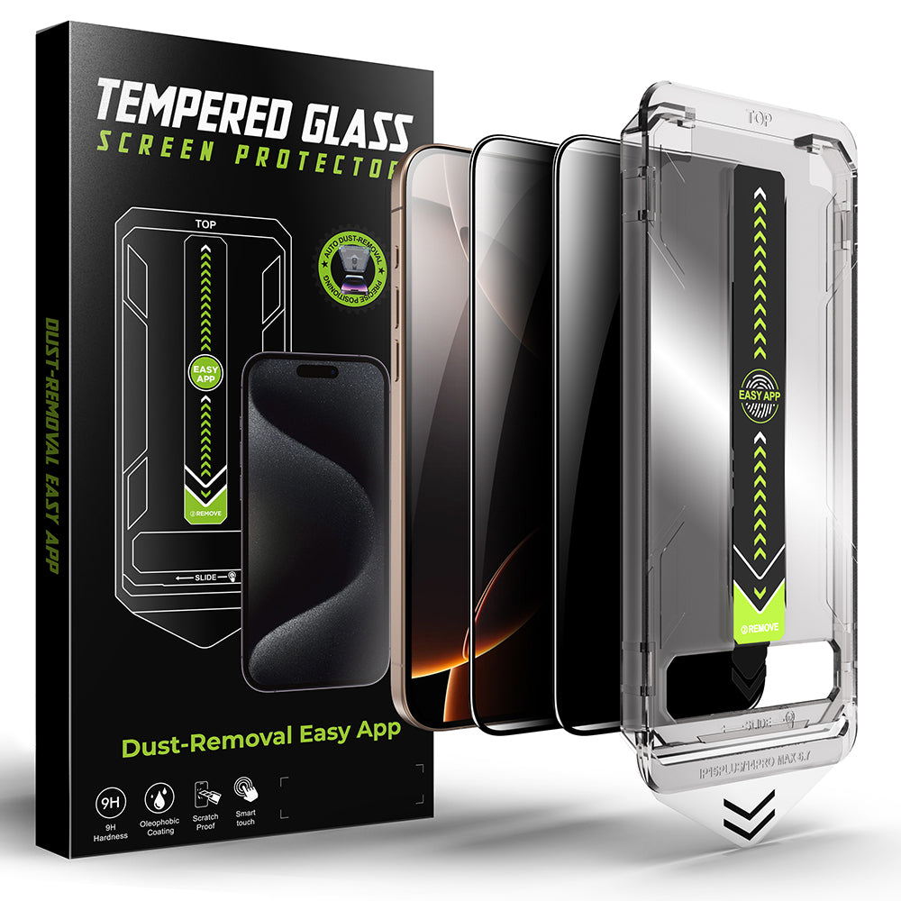 TitanGlass FullCover (2 pack) - iPhone 17 Pro - Privacy