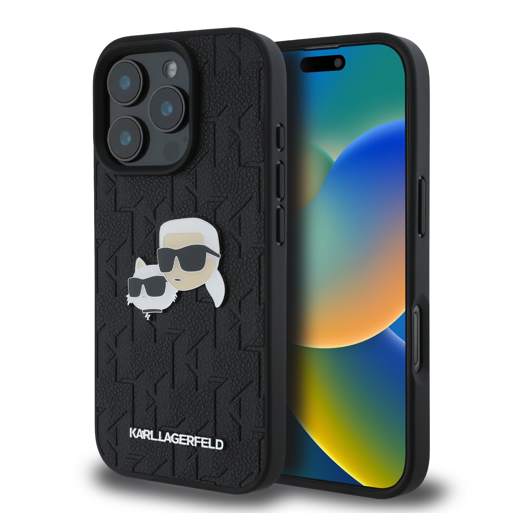 Karl Lagerfeld Monogram Case – iPhone 16 Pro (Μαύρο – KLHCP16LPGKLKCPK)
