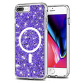 Sparkly Glitter MagSafe Case - iPhone 7 Plus/8 Plus - Purple