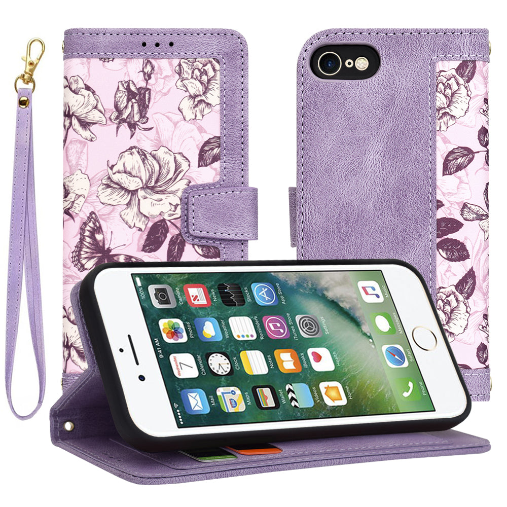 FlipCraft - iPhone 7 / iPhone 8 / iPhone SE - Mysterious Purple