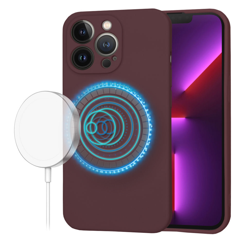 SoftFlex MagSafe - iPhone 13 Pro - Plum Red