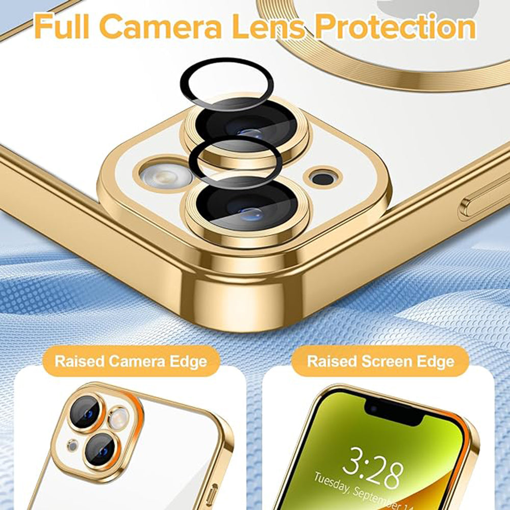 Luxury Crystal MagSafe - iPhone 14 - Gold