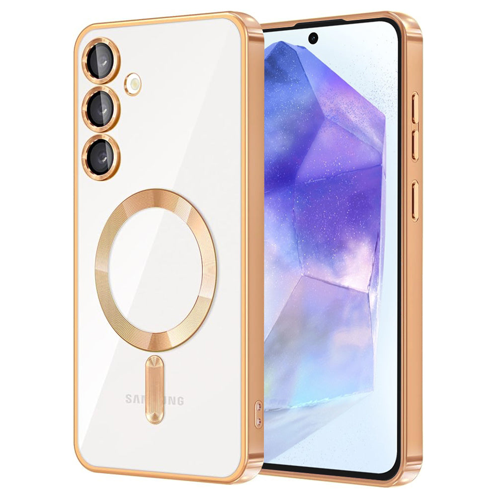 Luxury Crystal MagSafe - Samsung Galaxy A55 5G - Gold