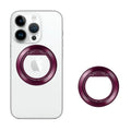 MagSafe Phone Ring (MPR2) - Round Shape, Aluminium Alloy - Burgundy
