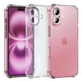 Shockproof Clear Silicone - iPhone 16 - Clear