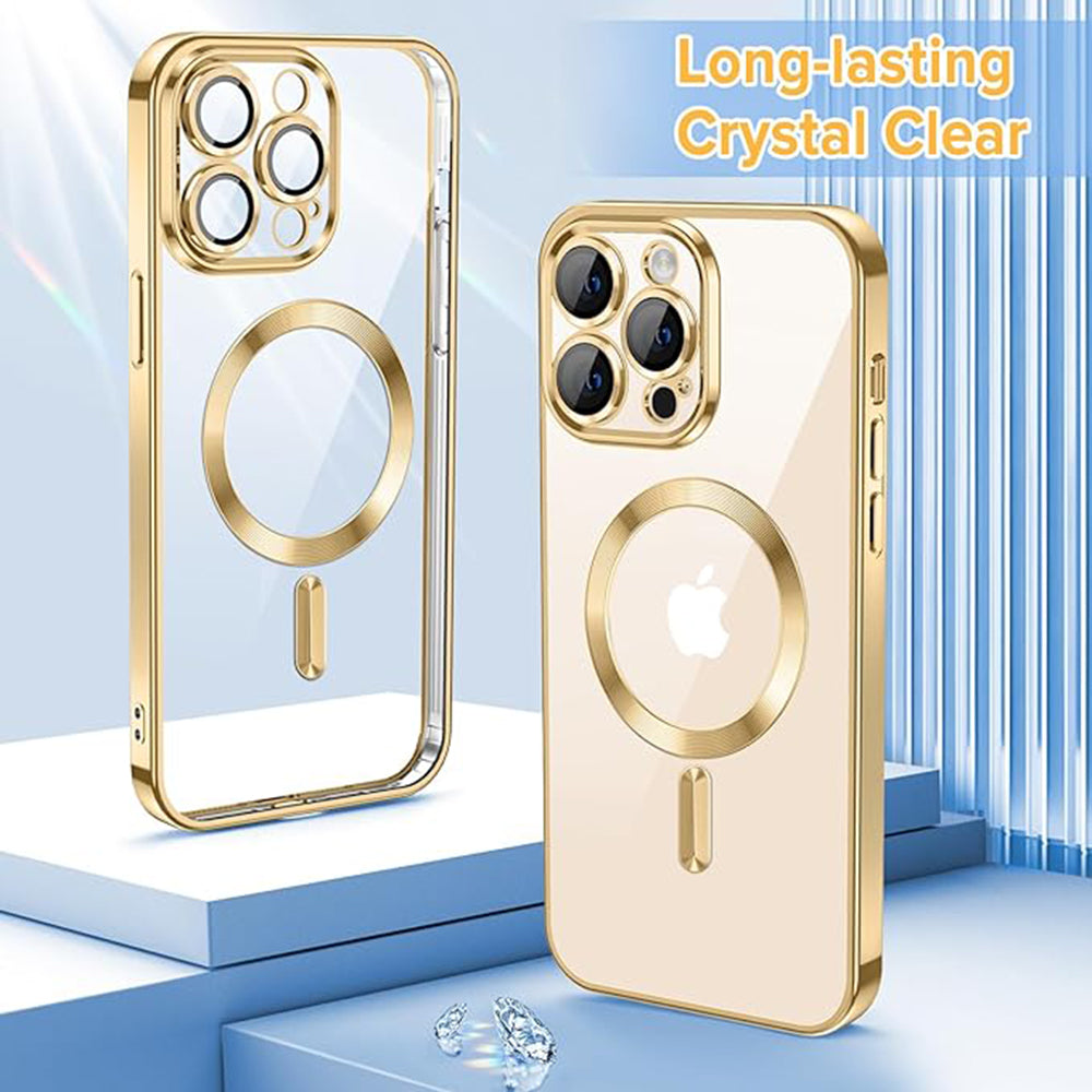 Luxury Crystal MagSafe - iPhone 12 Pro Max - Gold