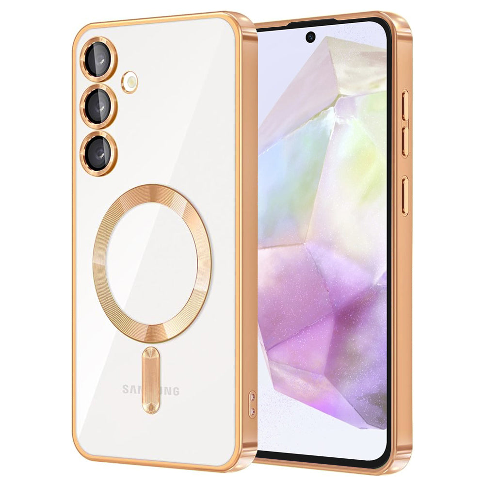 Luxury Crystal MagSafe - Samsung Galaxy A35 5G - Gold