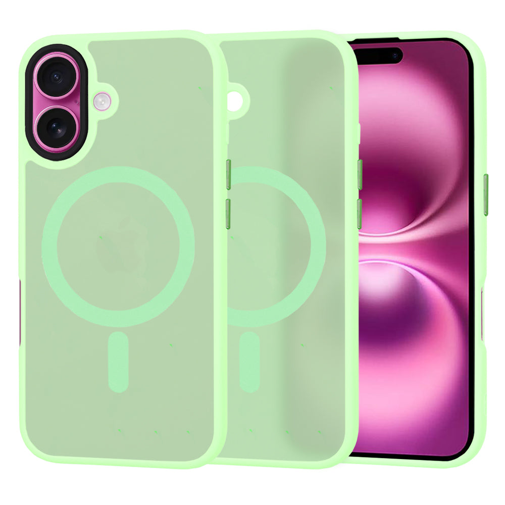 HaloFrost MagSafe Series - iPhone 16 Plus - Light Green