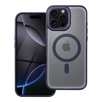 MATTE MAG COVER case
compatible with MagSafe for IPHONE 16 Pro Max purple