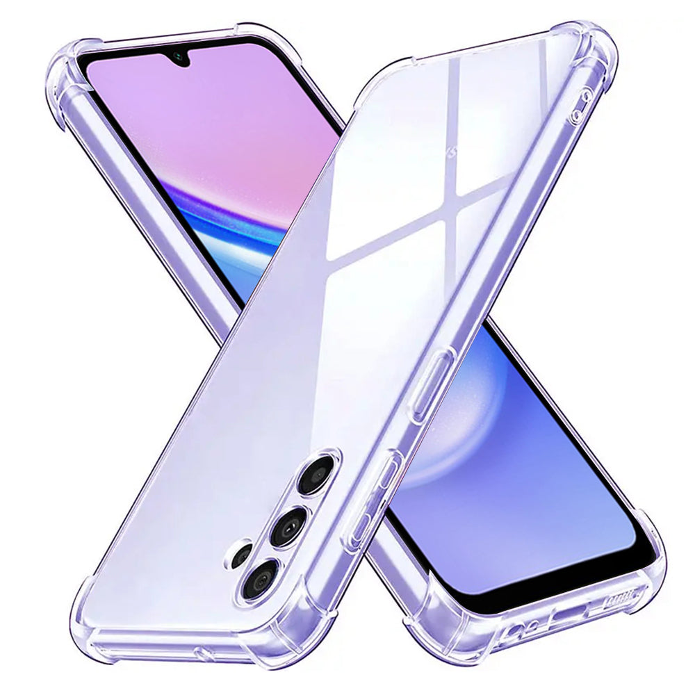 Shockproof Clear Silicone - Samsung Galaxy A15 4G / A15 5G - Clear